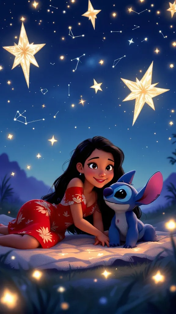 Lilo and Stitch Digital Wallpaper Bundle - Mobile, Tablet & Desktop.