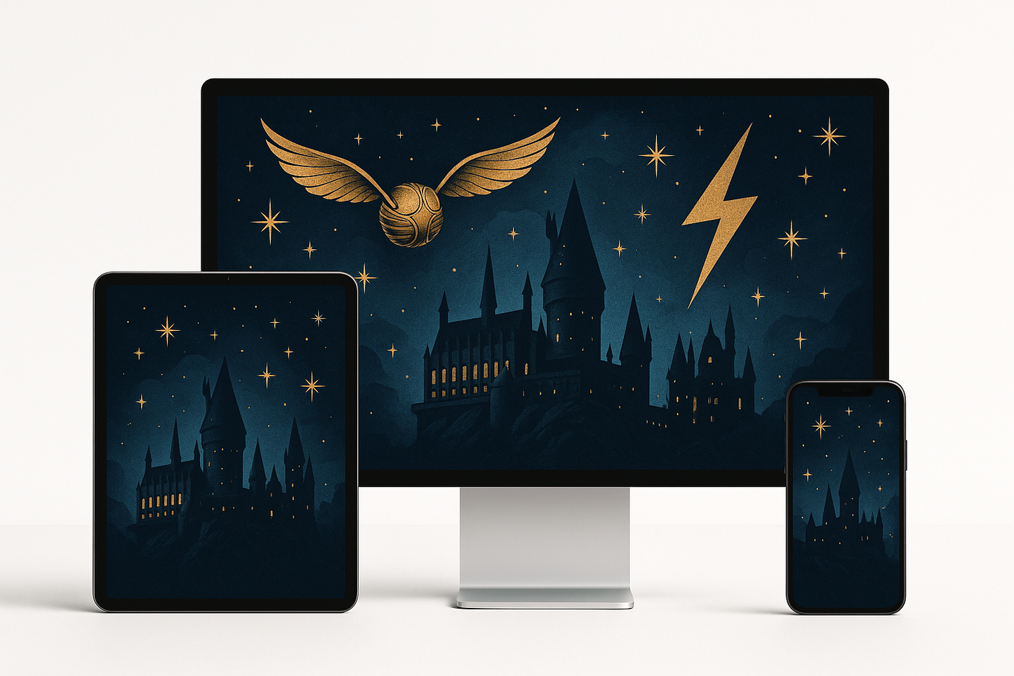 Harry Potter Wallpaper Device Mockups