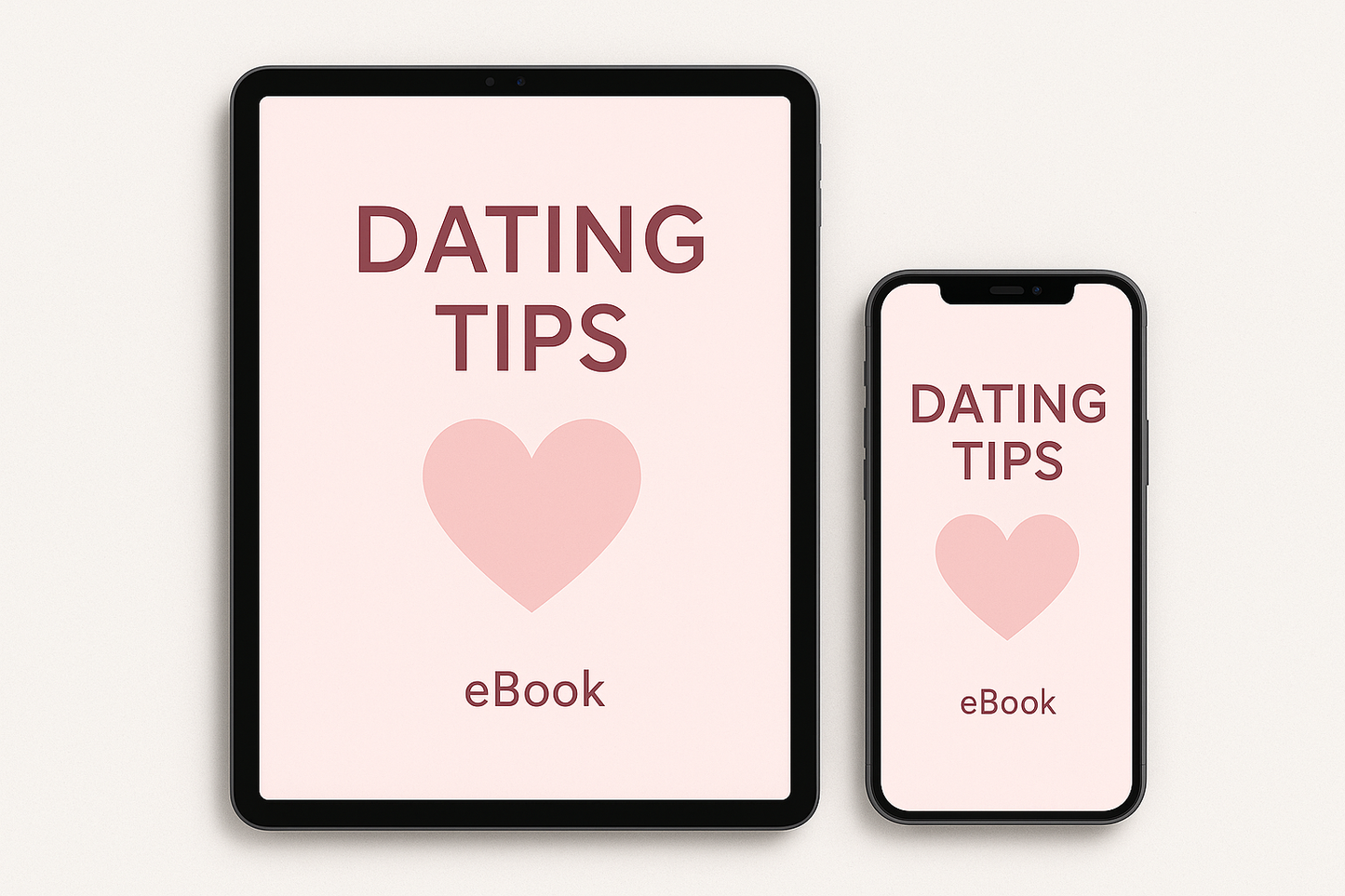 Dating Tips Digital Mockup