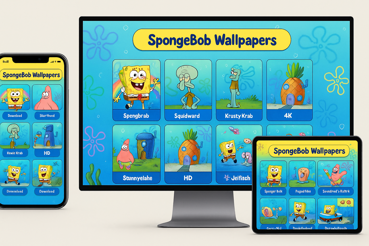 SpongeBob Digital Wallpapers