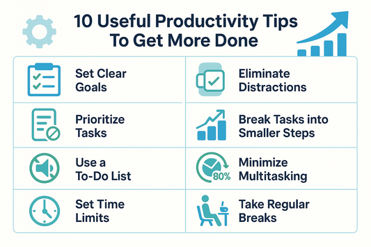 10 Useful Productivity Tips To Get More Done