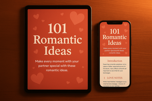 101 Romantic Ideas Digital Mockup