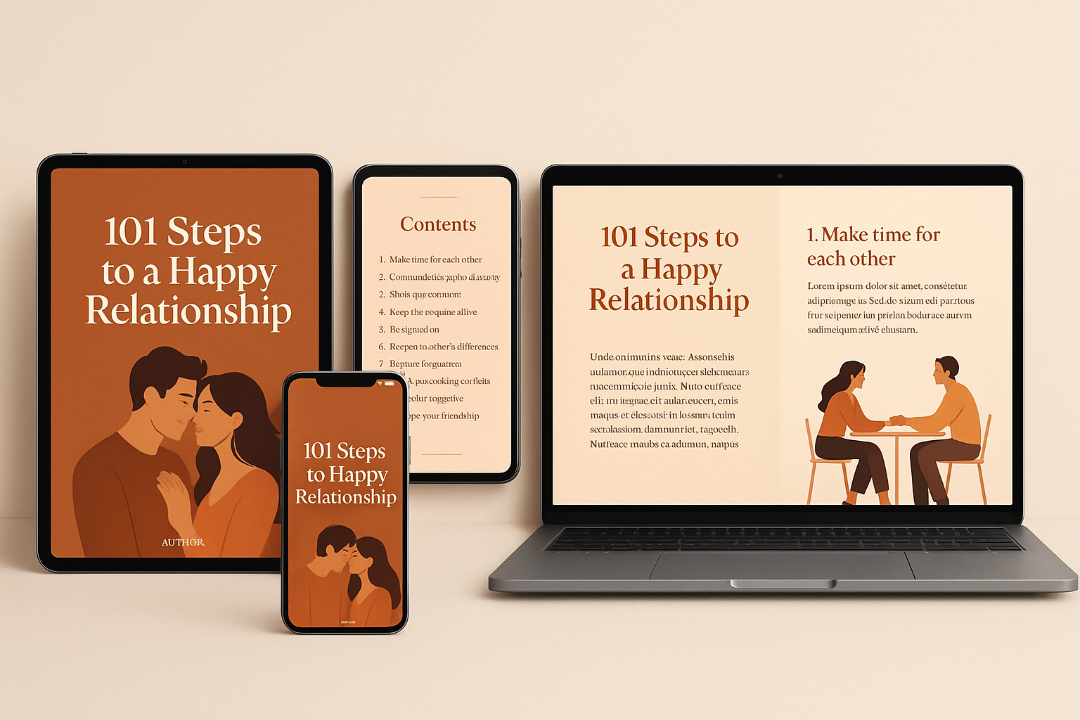 101 Steps Digital Device Mockup