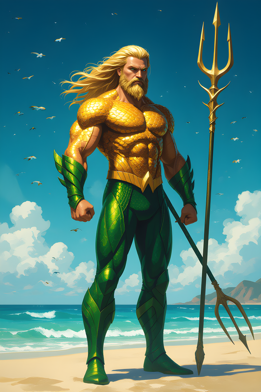 Aquaman digital wallpaper 5