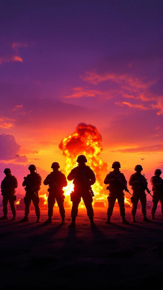 Military digital wallpaper.