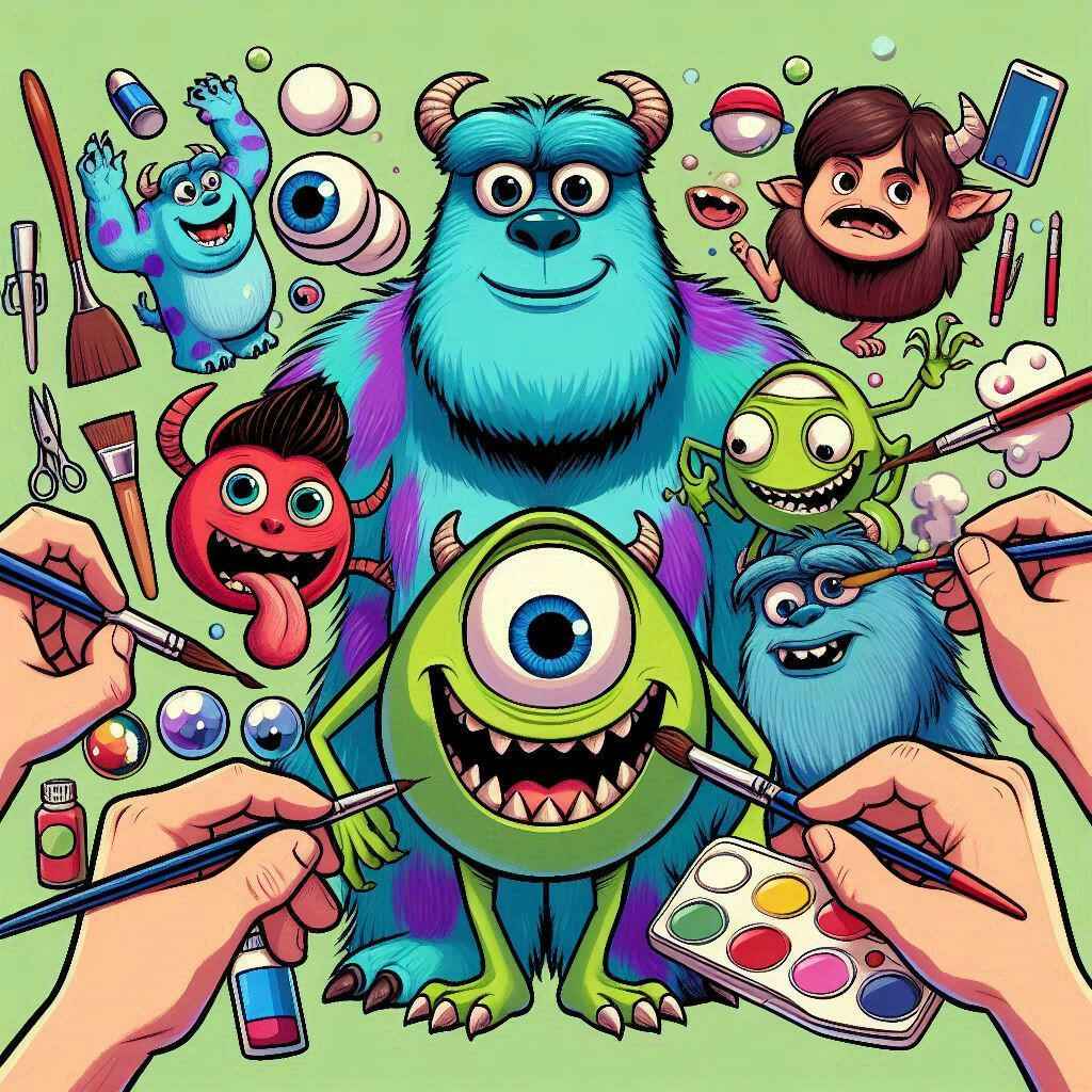 Monster Inc. Stickers