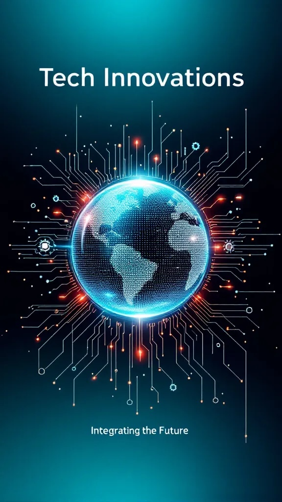 Digital technology wallpaper.