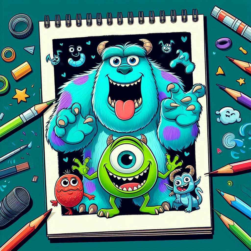 Monster Inc. Stickers