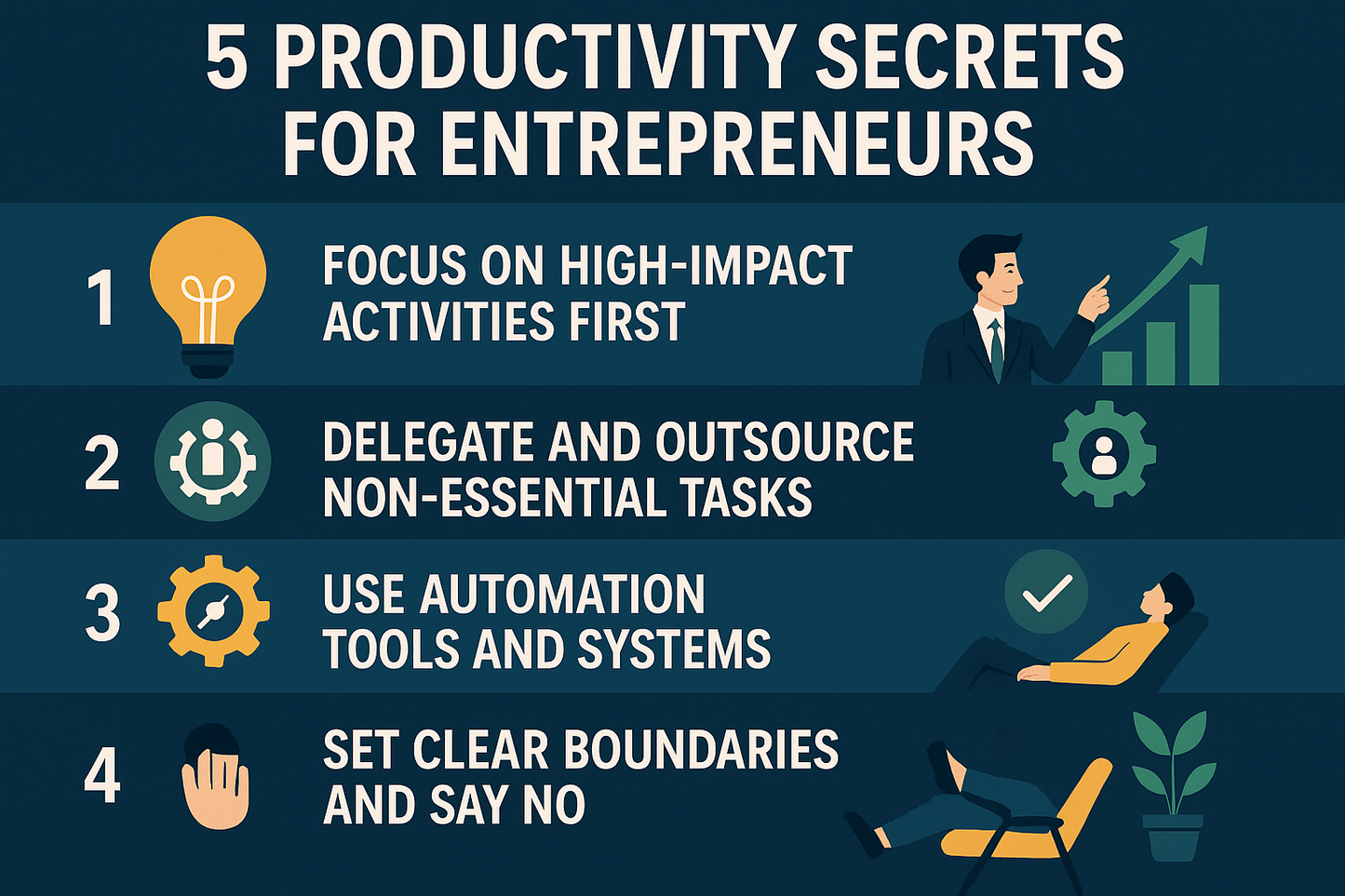 5 Productivity Secrets for Entrepreneurs.