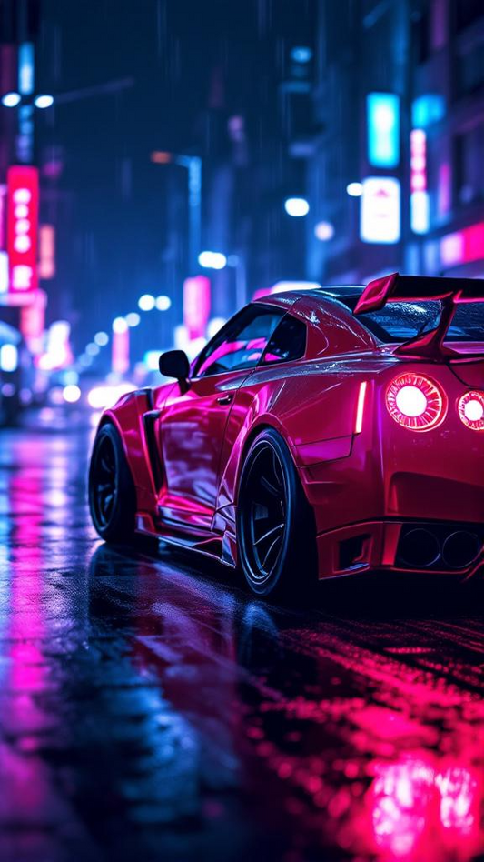 Cars - Nissan digital wallpaper.