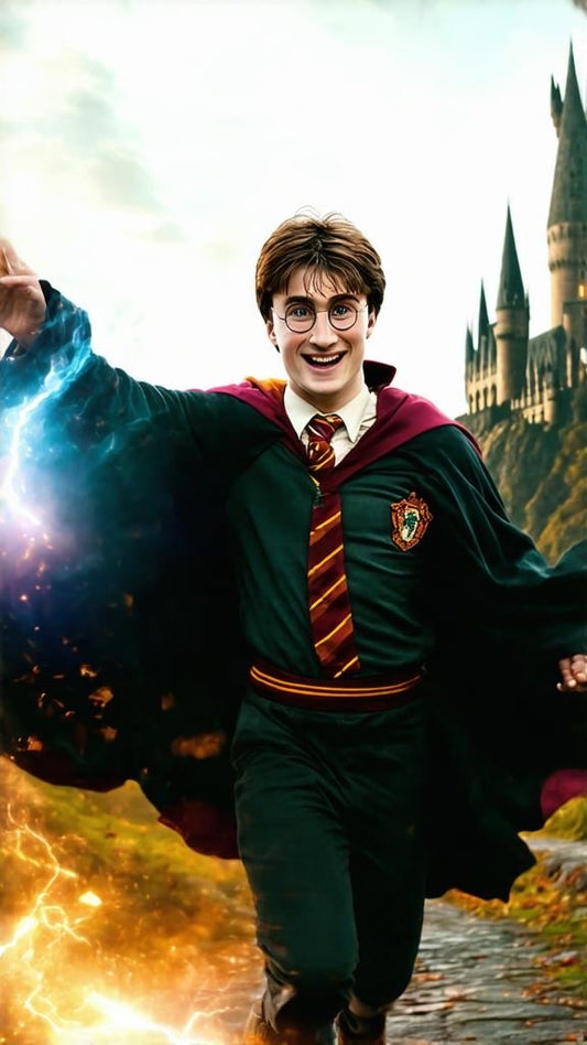 Harry Potter digital wallpaper.