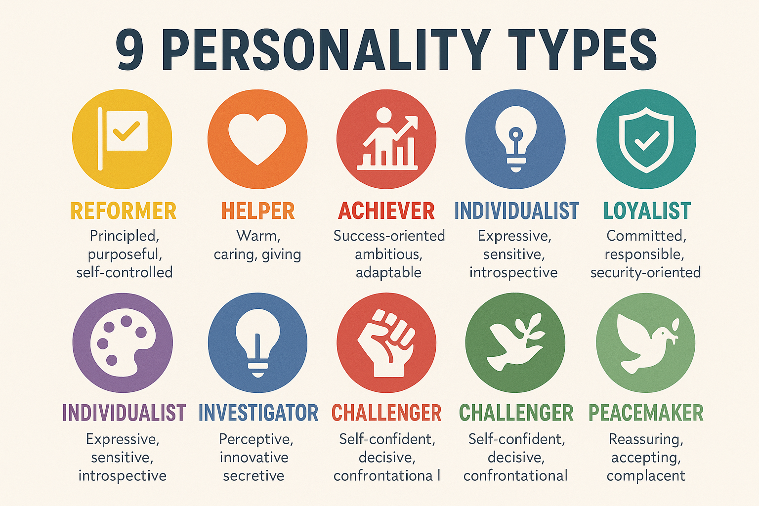 9 Personality Types