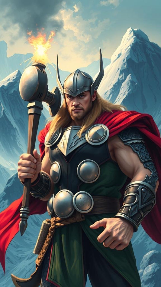 Thor digital wallpaper