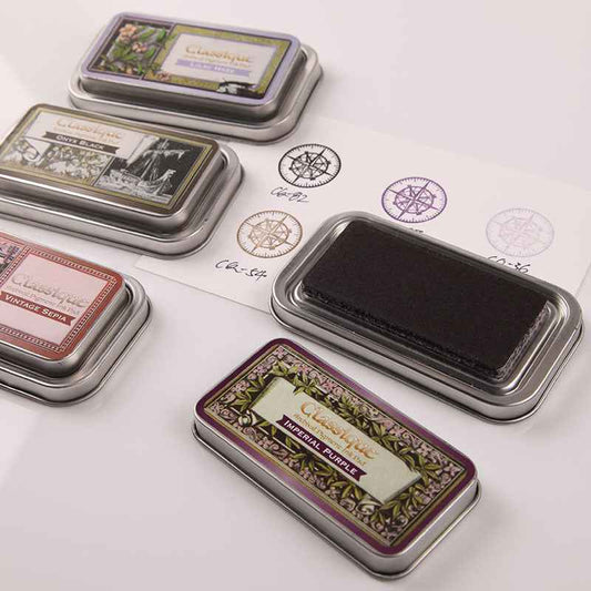 Journal Stamp Block Rubber Stamp Info Greasy Inkpad