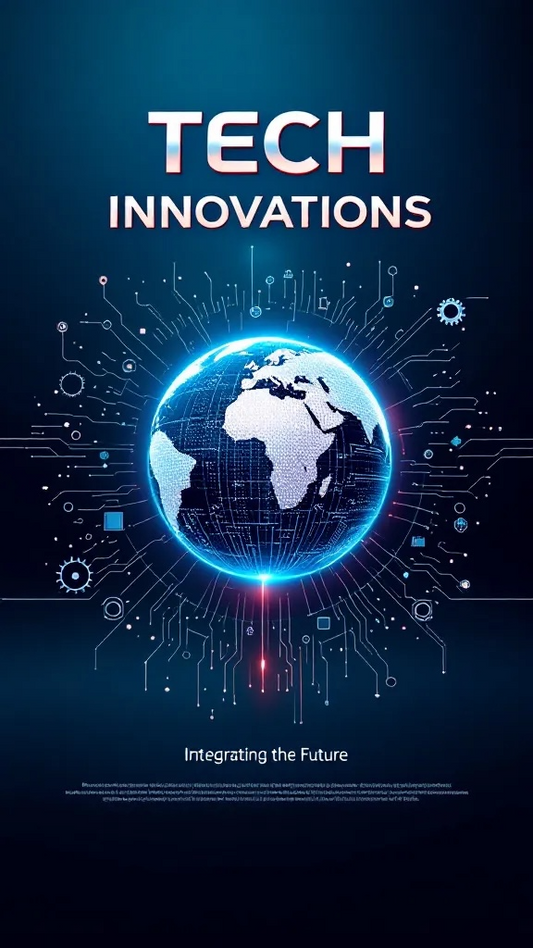 Digital technology wallpaper.