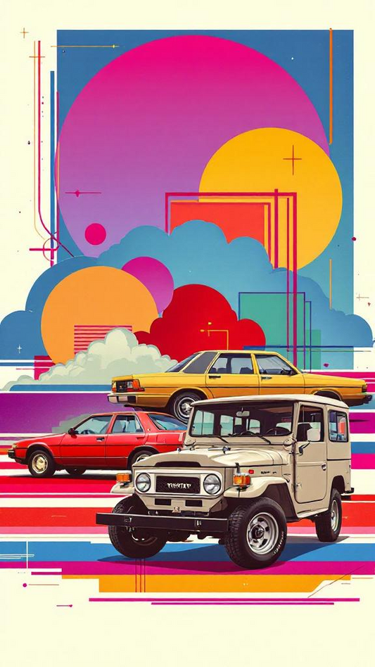 Toyota digital wallpaper.