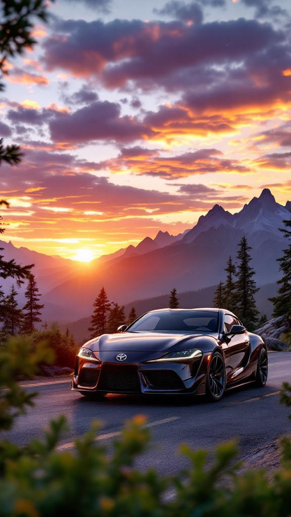 Toyota digital wallpaper