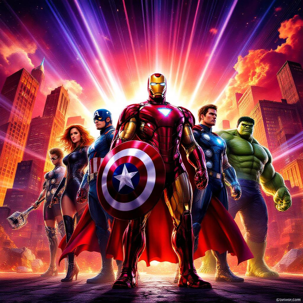 Avengers digital wallpaper 18 pack bundle