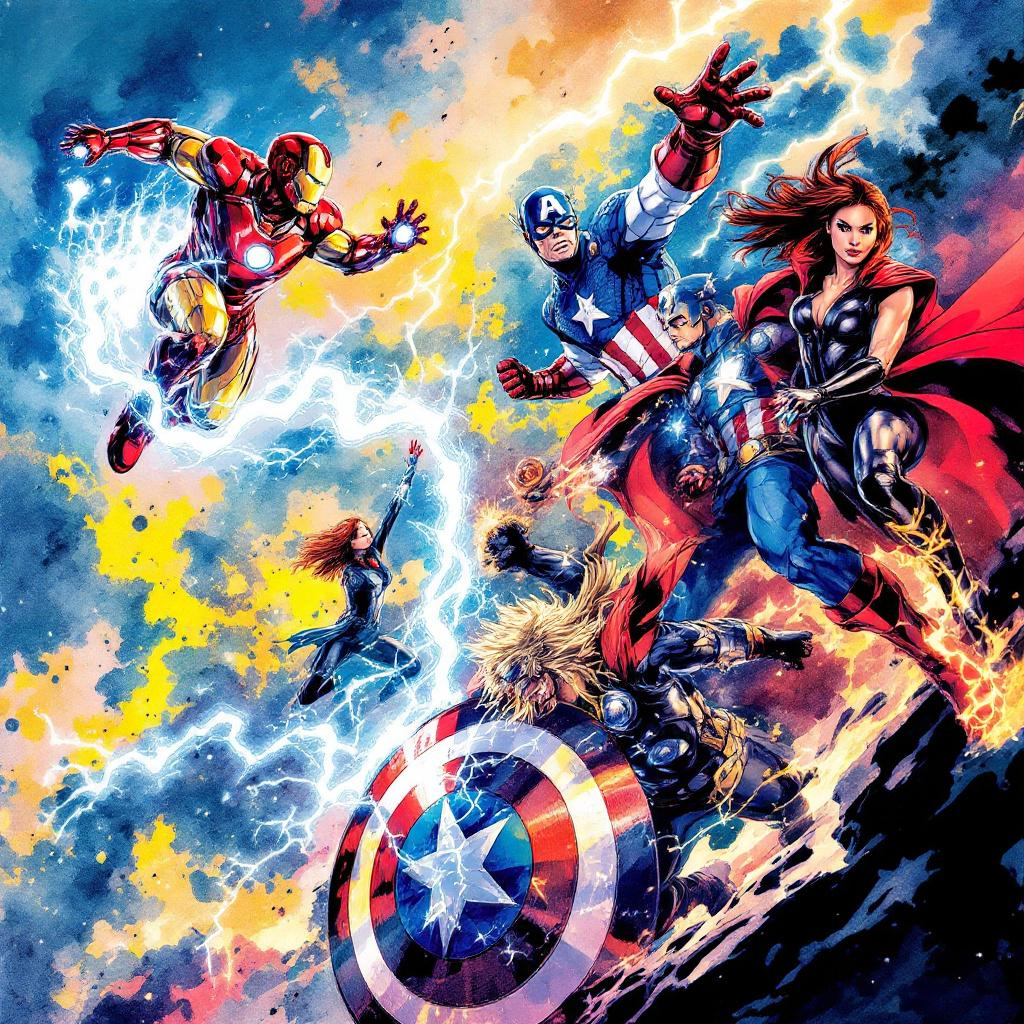 Avengers digital wallpaper 18 pack bundle
