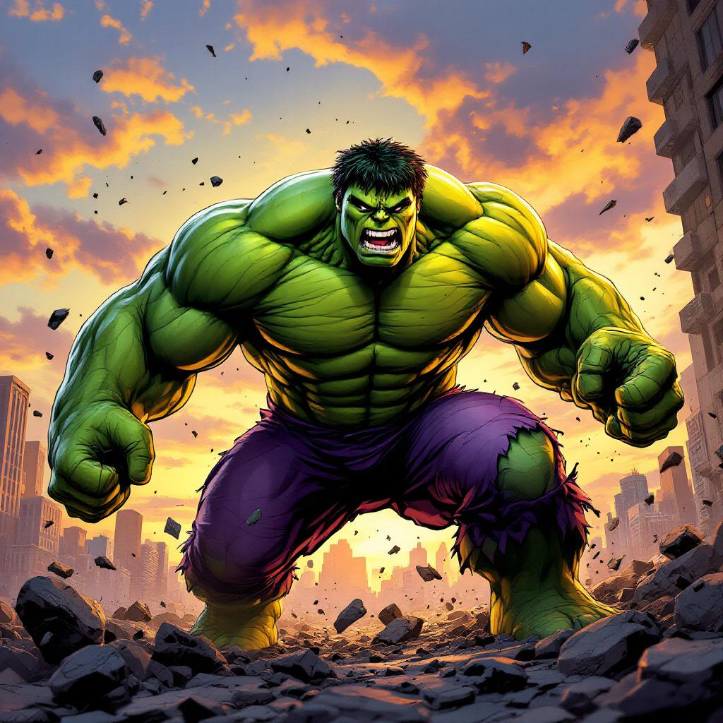 Hulk Digital Wallpaper - 6 pack