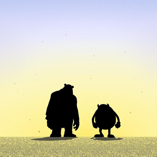 Monster Inc digital wallpaper