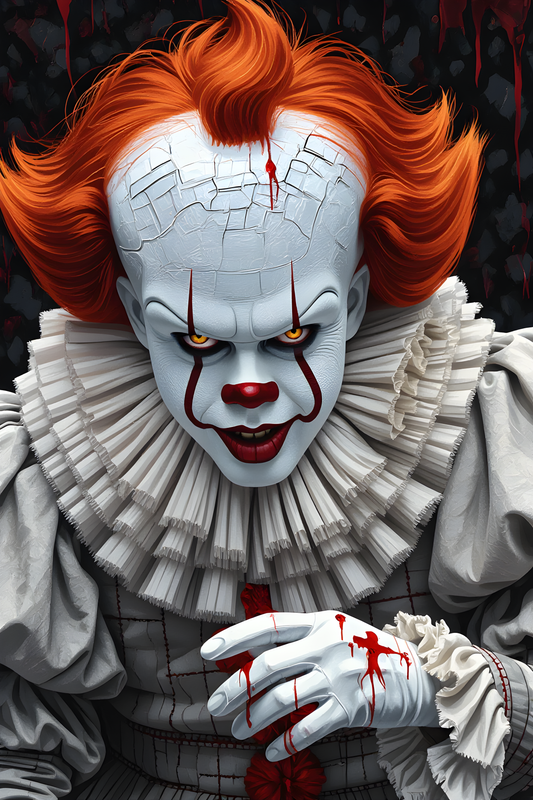 Pennywise Digital Wallpaper - Horror Desktop Background