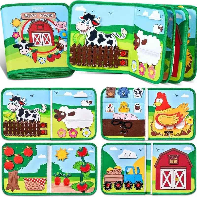 Cartoon Farm Children'S Early Education Felt Toys