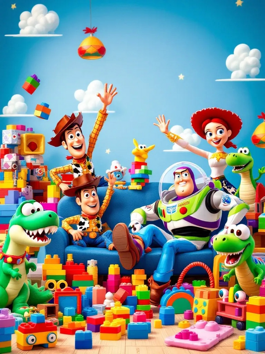 Digital Toy Story Wallpaper - Wood & Buzz light year