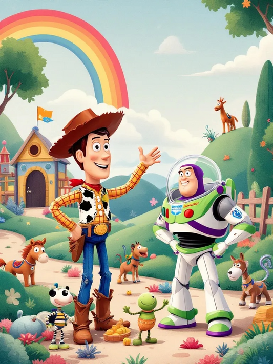 Digital Toy Story Wallpaper - Woody, Buzz Lightyear