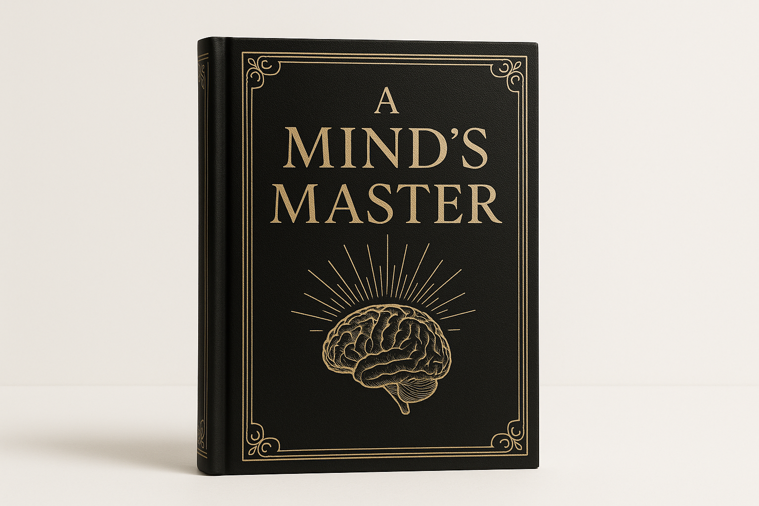 A MIND'S MASTER Book Mockup
