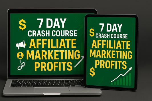Affiliate Marketing Crash Course Ebook Mockup