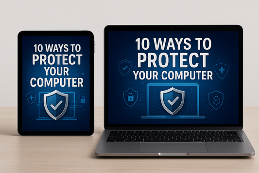 Computer Protection Guide Ebook Mockup