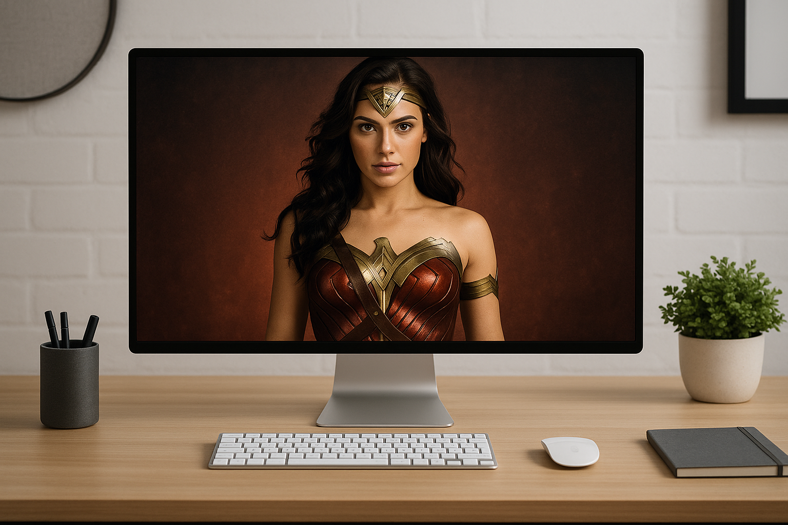 Desktop Monitor Mockup