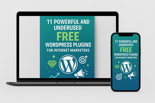 Free WordPress Plugins Ebook Mockup
