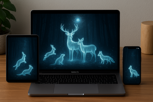 Patronus Wallpaper Apple Devices Mockup