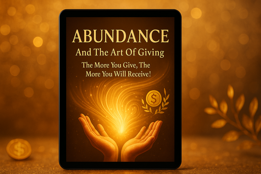 Abundance And The Art Of Giving Digital Product Mockup