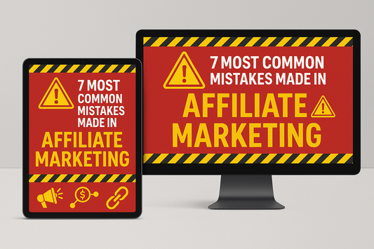 Affiliate Marketing Mistakes Ebook Mockup
