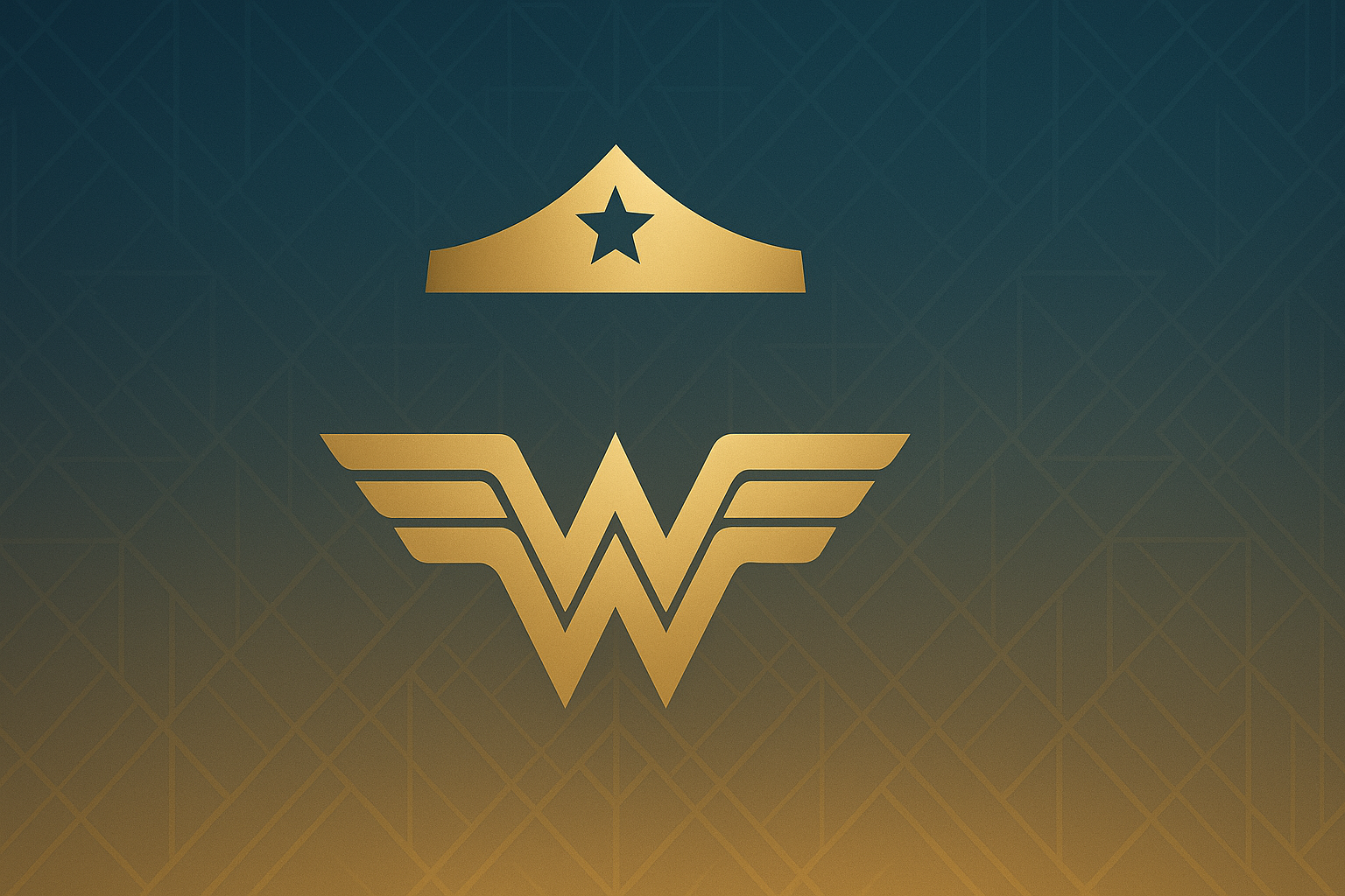 Minimalist Wonder Woman Design