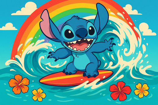 Lilo and Stitch Digital Wallpaper Wallpaper - Mobile, Tablet & Desktop.