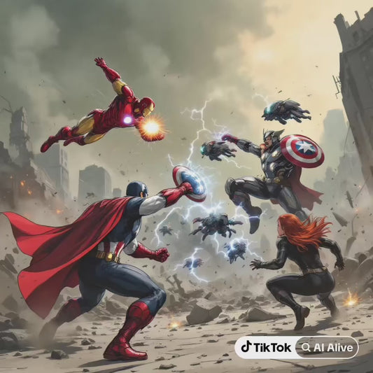 Avengers Digital Wallpaper