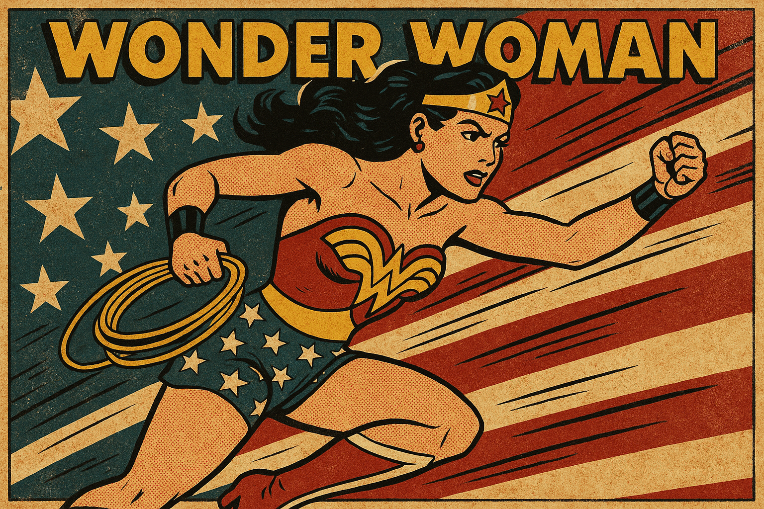 Vintage Comic Book Style