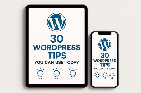 WordPress Tips Ebook Mockup